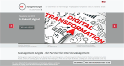Desktop Screenshot of managementangels.com